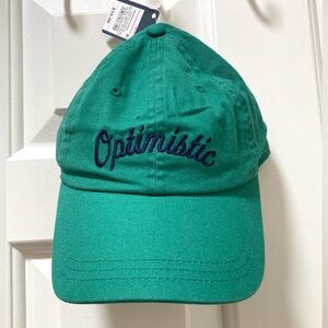 Universal Thread Universal Thread Optimistic Embroidered Baseball Hat Green new